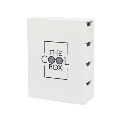 Coffret lunettes de soleil The Cool box blanc