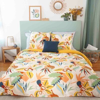 DUVET COVER SET 3PCS 260X240CM 100% COTTON 57 THREADS LUCIA