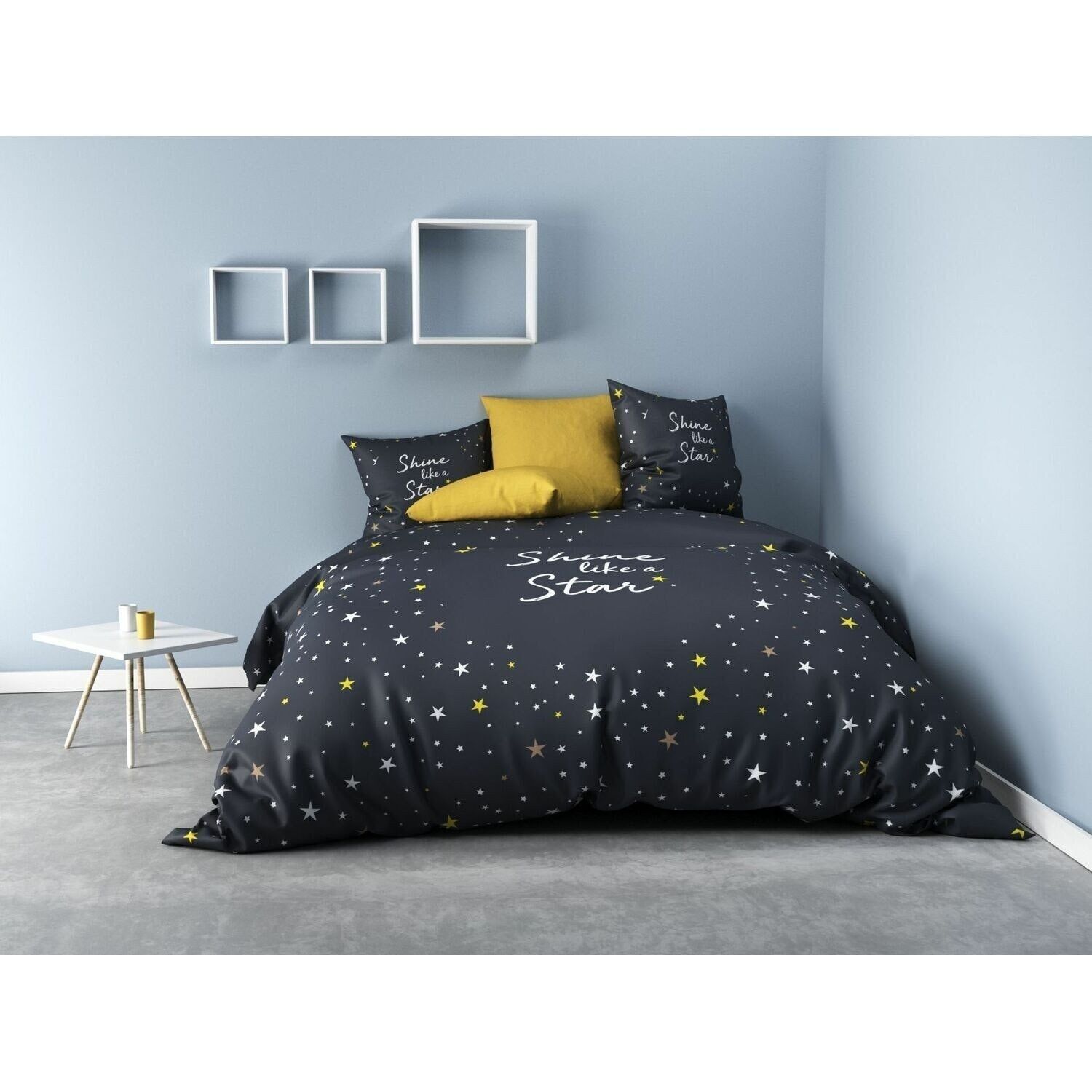 3PCS DUVET SET 260X240CM COTTON 47 THREADS/CM2 GALAXY