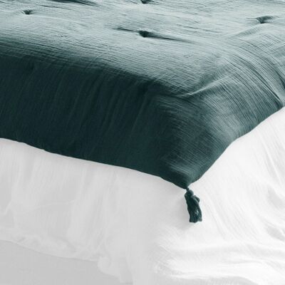 LETTO LETTO 100% GARZA DI COTONE 90X200CM ANATRA