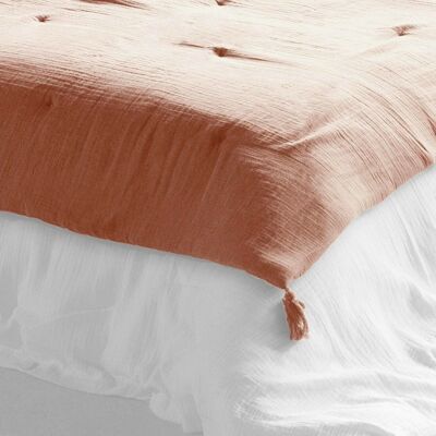 CAMA CAMA 100% GASA ALGODON 90X200CM MARSHMALLOW