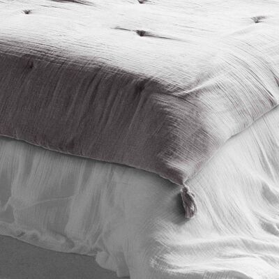 BOUT DE LIT 100% GAZE DE COTON 90X200CM CHANTILLY