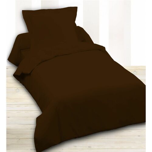 HOUSSE DE COUETTE 2PCS 140X200CM 100% COTON TODAY CACAO