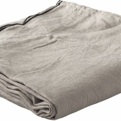 FLAT SHEET 240X300CM 100% NATURAL WASHED LINEN