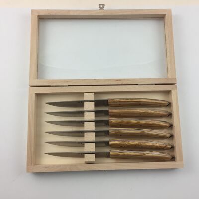 Schachtel mit Messern von Le Thiers - Tisch Olivier