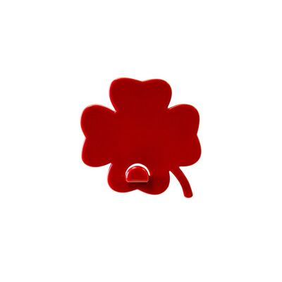 Magnetic Hook, Red Four-Leaf Clover, Strong Neodymium Magnet