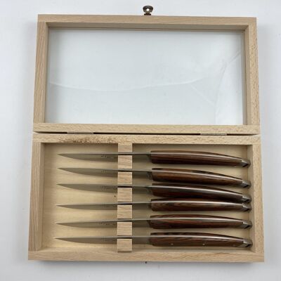 Le Thiers Knife Set - Rosewood Apron