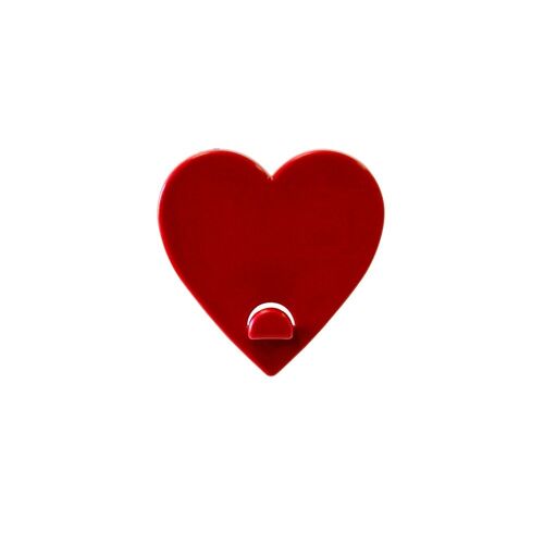 Magnetic Hook, Red Heart, Strong Key Holder