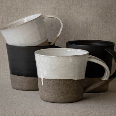 Mug L - Temug - Bianco / grigio