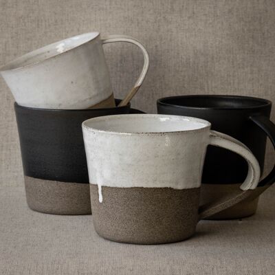 Mug L - Temug - White / grey