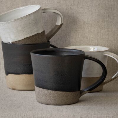 Mug L - Temug - Negro / gris