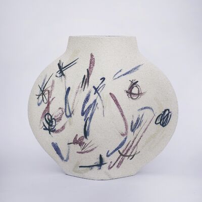 Vaso in ceramica 'MOON [M] - Astratto'