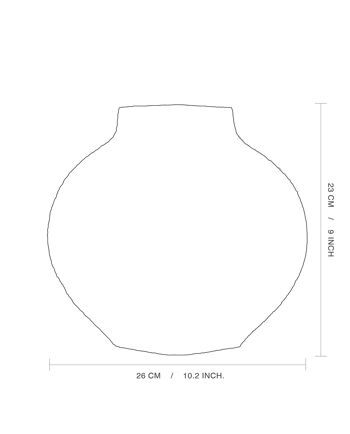 Vase En Céramique 'LUNE [M] - Black Circles N°1' 8