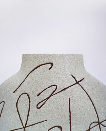 Vase En Céramique 'LUNE [M] - Lines' 4