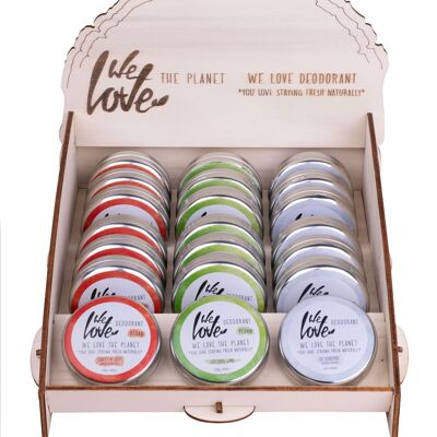 Starter kit Deodorante Tin Specials (3 x 6 + Tester + Display)