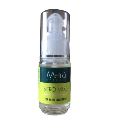 Siero viso all'acido ialuronico Morà naturale - flacone 30ml