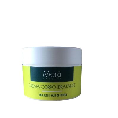 Body moisturizer with aloe and jojoba oil Morà natural - jar 250ml