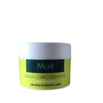 Crème drainante corporelle aux extraits de fucus et de lierre Morà naturel - pot 250ml