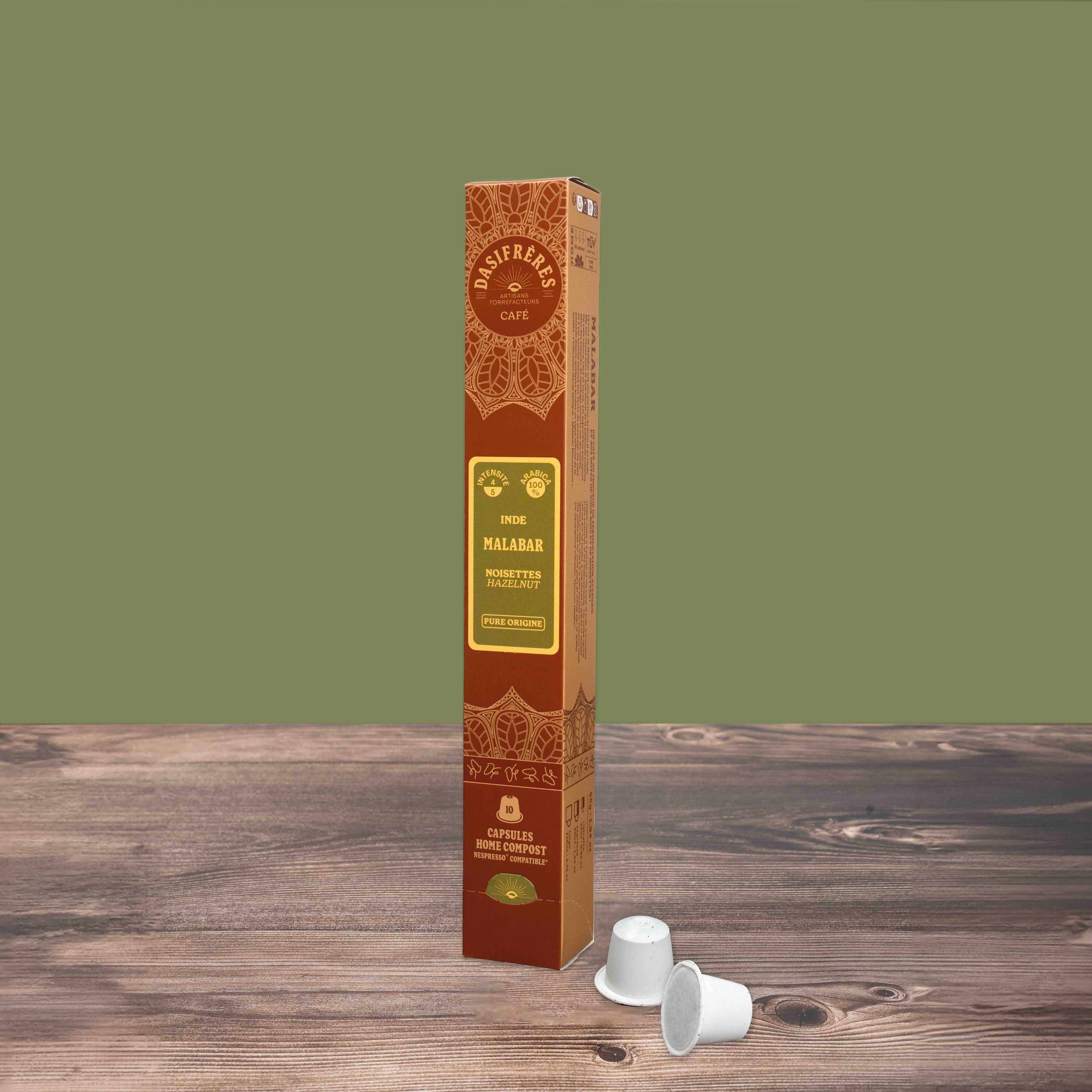 Malabar Coffee - India x10 Capsules Home Compost