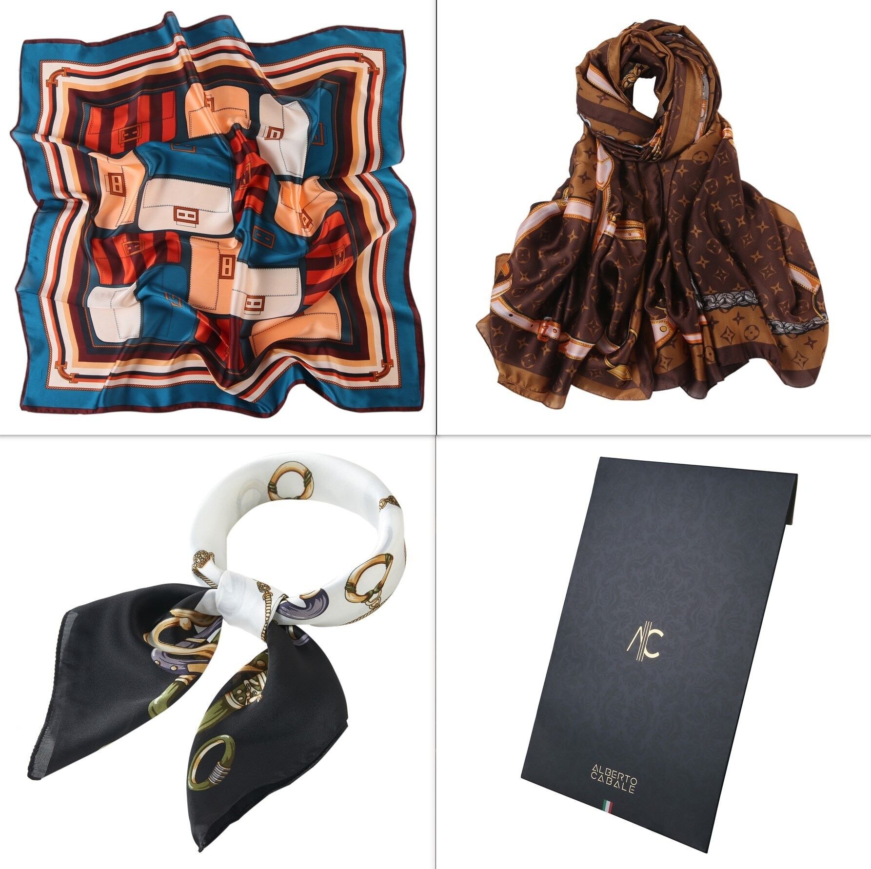 Confezione 10 pezzi - Primo Step 4 stagioni - Mix Silk Sciarpe