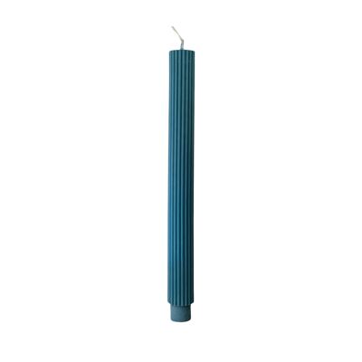 A’lure Striped XL Candle – Petrol