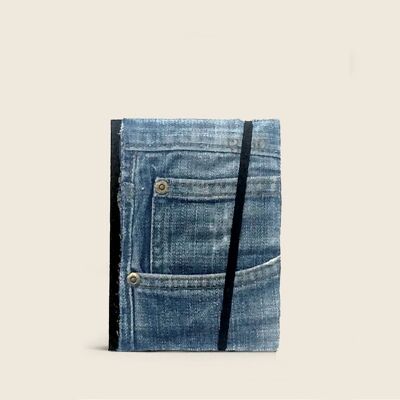 Jeans-Notizbuch - Taschenformat