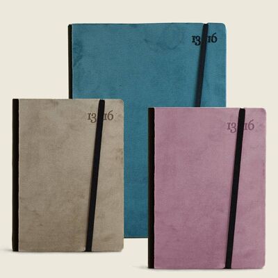 3 Velvet Notebooks