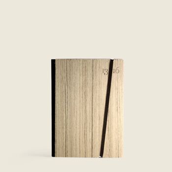 Carnet en bois - Format de poche 4
