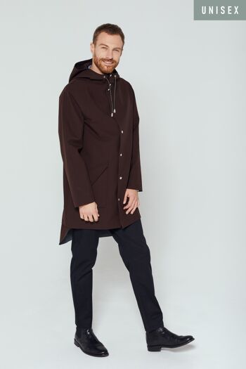 IMPERMÉABLE MARRON CITY Homme 1