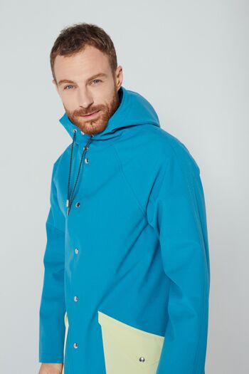 IMPERMÉABLE À POCHES BLEUES Homme 5