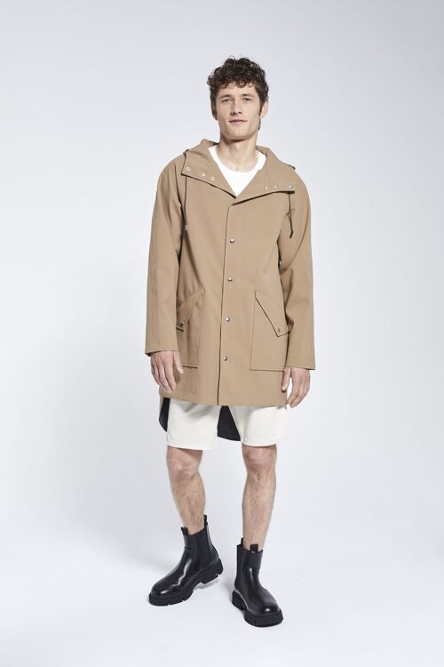 SAND CITY RAINCOAT - recycled materials Men