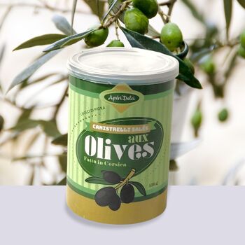 Boite Aperi'Dolci Canistrelli Salé Olives Noires - 130 grs 1