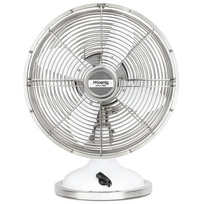 White Metal Design fan (including Ecotax in the amount of 0.42)