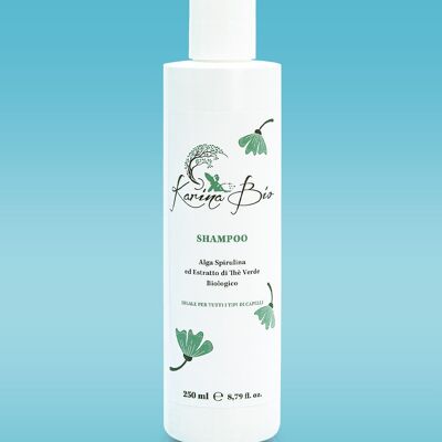 Shampoo Universale - Alga Spirulina ed Estratto di Thè Verde Bio