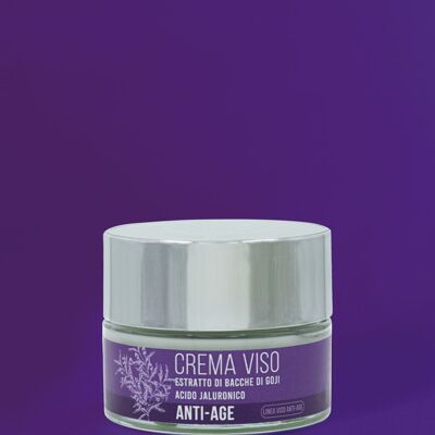 Anti-Age Face Cream - Goji Berry Extract and Hyaluronic Acid