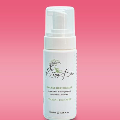 Cleansing Mousse - Pomegranate active water and Calendula extract