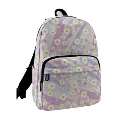 Mochila flores Mustique rosa