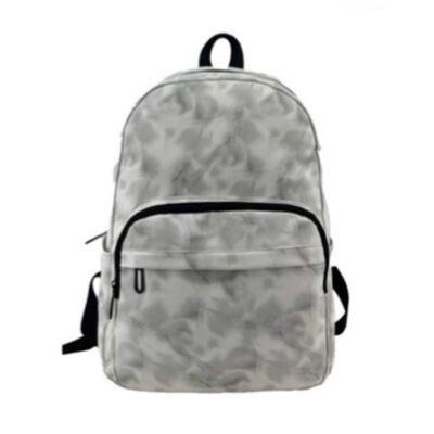 Bequia gray printed backpack