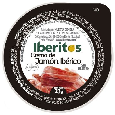 Crema de Jamón Ibérico - Bandeja 18 ud x 23g