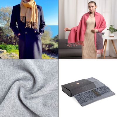 Pack 8 pieces - First step Winter - Mix of 100% cashmere scarves