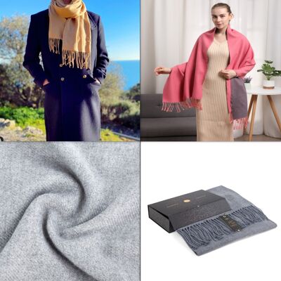 Pack 8 piezas - Primer paso Invierno - Mix de bufandas 100% cashmere
