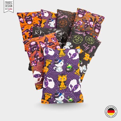 4cats Halloween Snuggle Pillow Catnip - Juego de 8