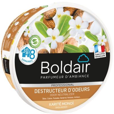 Gel destructeur d'odeurs karité monoi 300g Boldair