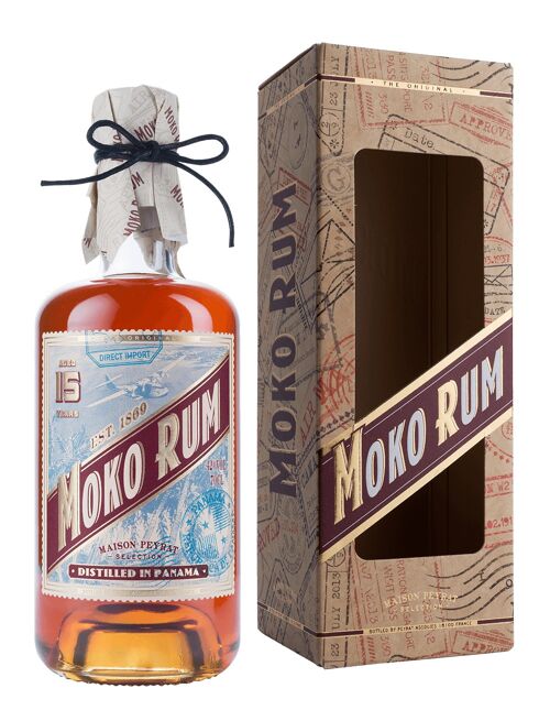 Moko Rum Distilled in Panama – 15 years of age