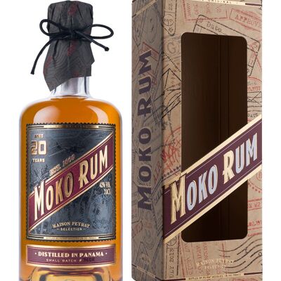 Moko Rum distilled in Panama – 20 years of age