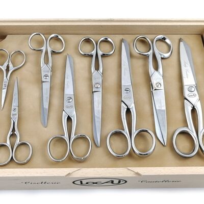 Coin tray assorted scissors LADY COUTURE - 16 pieces