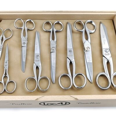 Coin tray assorted scissors LADY COUTURE - 16 pieces