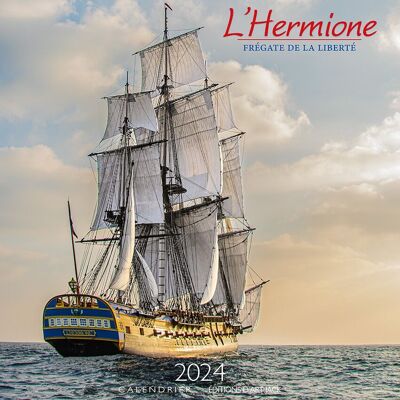2024 CALENDAR THE HERMIONE SAILBOAT AJ