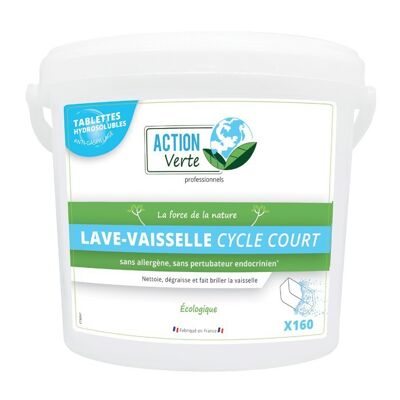 Action verte tablettes lave vaisselle cycle court Ecocert   -Small