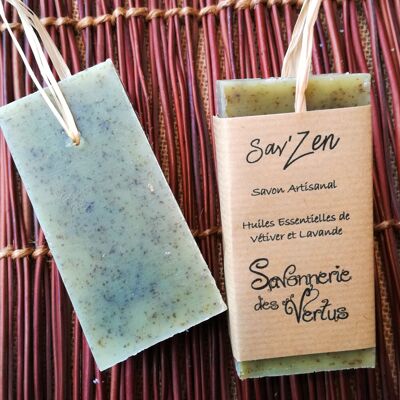 Sav'Zen Face and Body Soap 100g - Savonnerie des Vertus